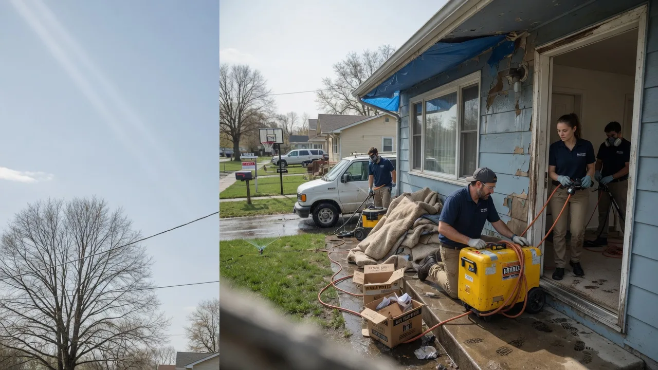 Basement Flood Cleanup in Winona, KS near me